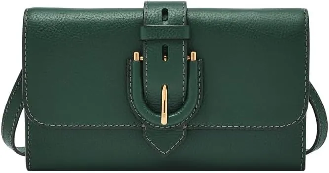 Fossil Harwell Bolso Cruzado Mujer - Verde