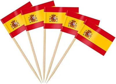 AhfuLife Palillos con Banderas de España