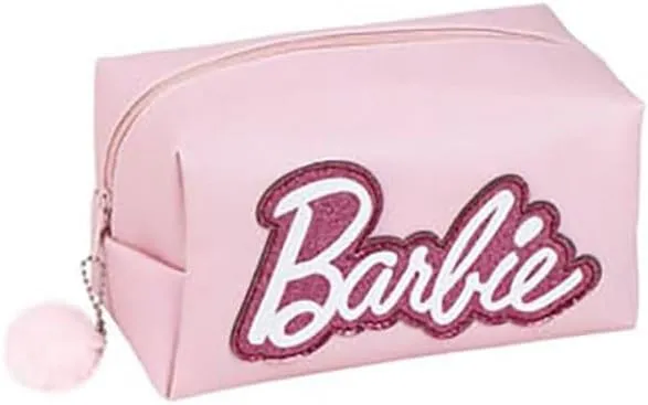 Neceser de Viaje Barbie Rosa de Gran Capacidad con Cremallera