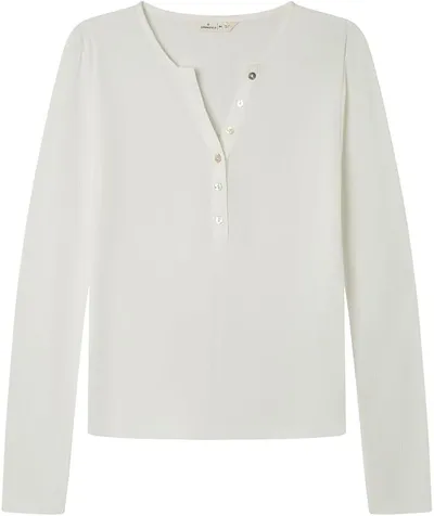 Camisa De Estructura con Bordado De Árboles