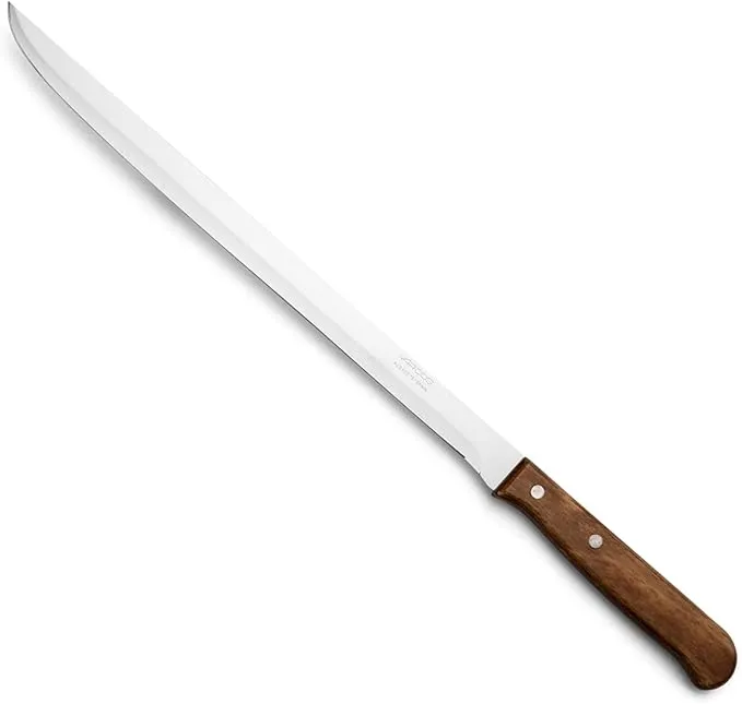 Cuchillo Jamonero Arcos Serie Latina Hoja 250mm Acero Inoxidable