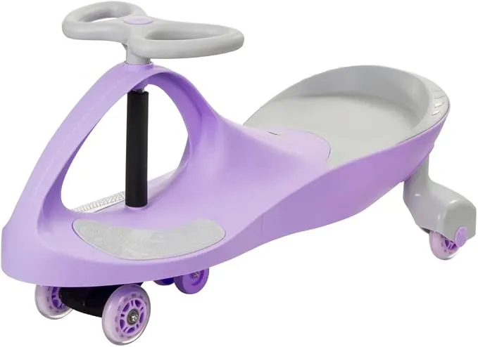 TwistCar Coche Giratorio para Niños 3+ con Volante y Ruedas de Goma - Púrpura