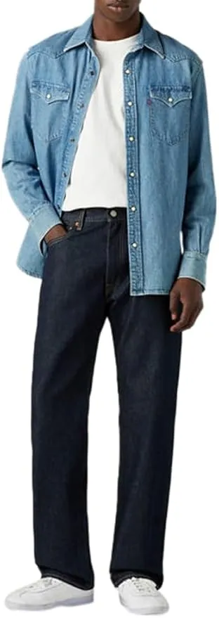 Levi'S Vaqueros Rectos relajados 555 para Hombre, Welcome To The Game