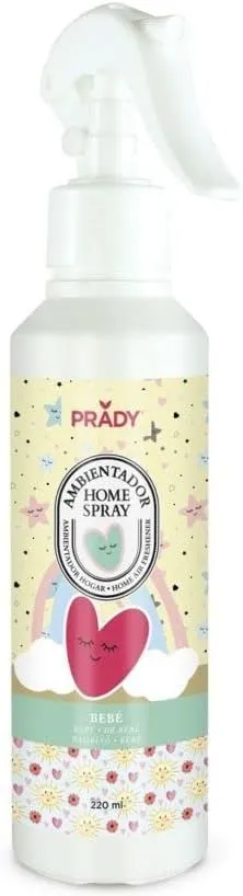 PRADY Ambientador Hogar Spray Bebé 220ml Fragancia Suave