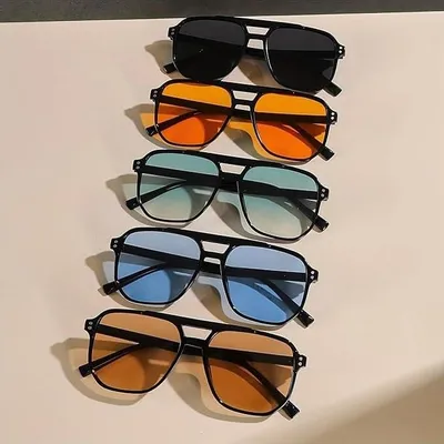 Gafas de sol geométricas para hombre