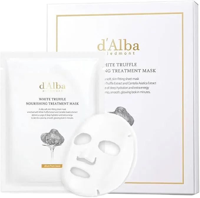 d'alba - 5 mascarillas de tratamiento nutritiva con trufa blanca italiana