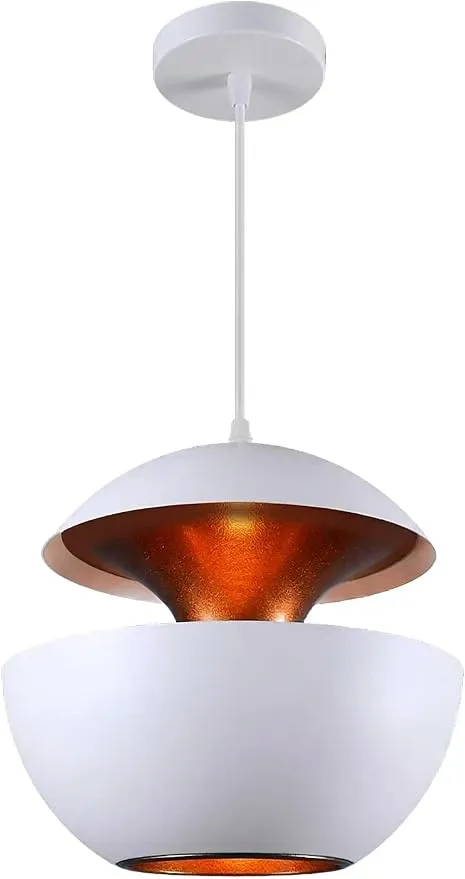 Lámpara Colgante BEL AIR HOME Munich Vintage Regulable Negra y Dorada