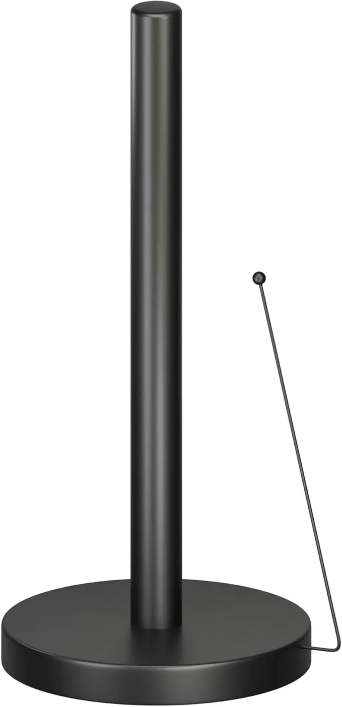 Minismus Portarrollos Cocina Negro - Soporte Estable Antigiro