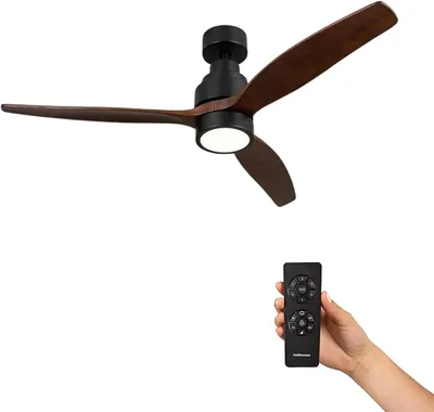 Mellerware - Ventilador de Techo Led con Mando a Distancia Brizy!