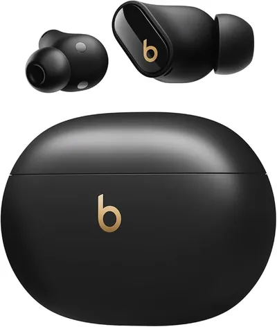 Beats Studio Buds + Auriculares Inalámbricos con Cancelación de Ruido Negro/Oro