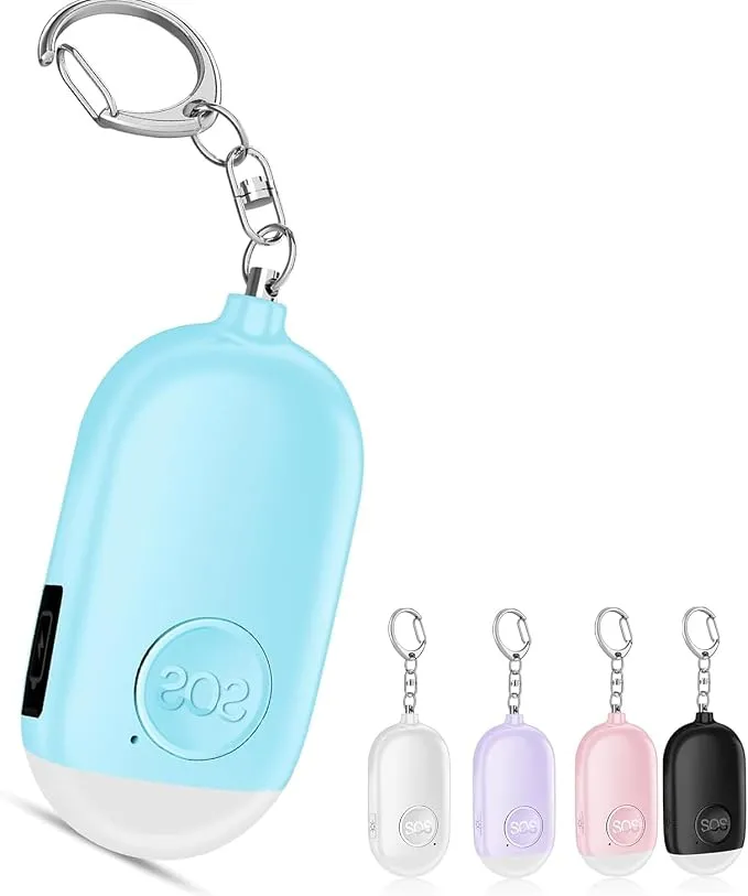 Alarma Personal Hion Recargable 130dB con Luz LED