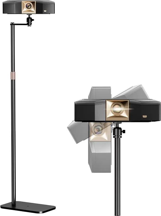 PUTORSEN Soporte Giratorio 360° para Proyector, Cámara y Webcam (Carga hasta 5kg)