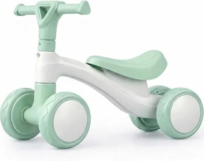 Edibaby Triciclo Bebé 1 Año Correpasillos Ligero Bicicleta Equilibrio sin Pedales Menta