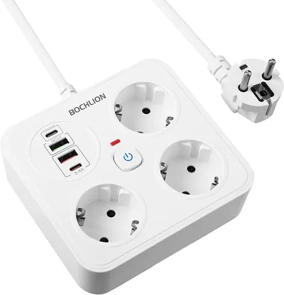 BOCHLION 3 ENCHUFES 4 USB