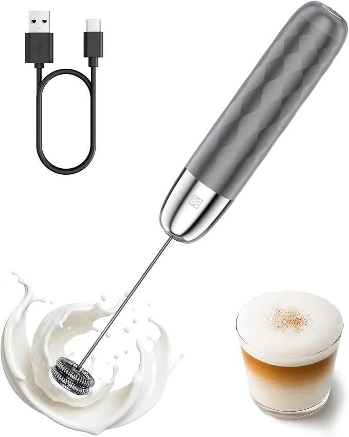 Espumador de Leche Maestri House Recargable - Crea Espuma Cremosa en Segundos