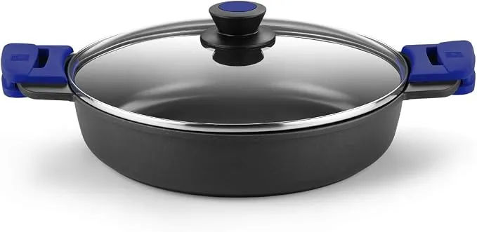 BRA Advanced Cacerola Baja 24 cm con Antiadherente Reforzado