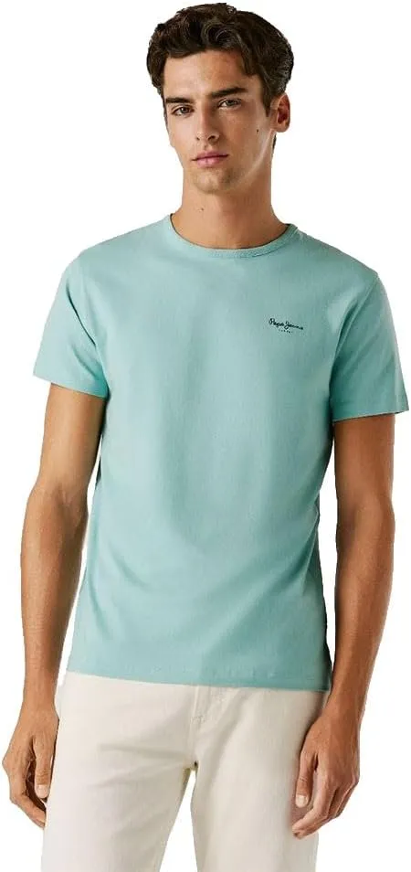 Camiseta Pepe Jeans Original Basic 3N Azul Hombre