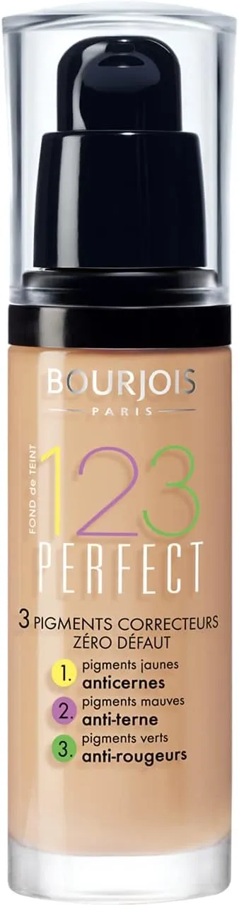 Bourjois 123 Perfect Base de Maquillaje Tono 53 Light Beige - 30 ml