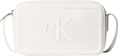 Calvin Klein Bolso bandolera Mujer Bold Camera Bag con logotipo