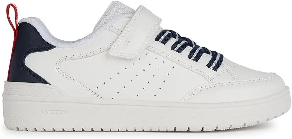 Zapatillas Geox J Washiba Boy A Blancas y Azul Marino para Niños