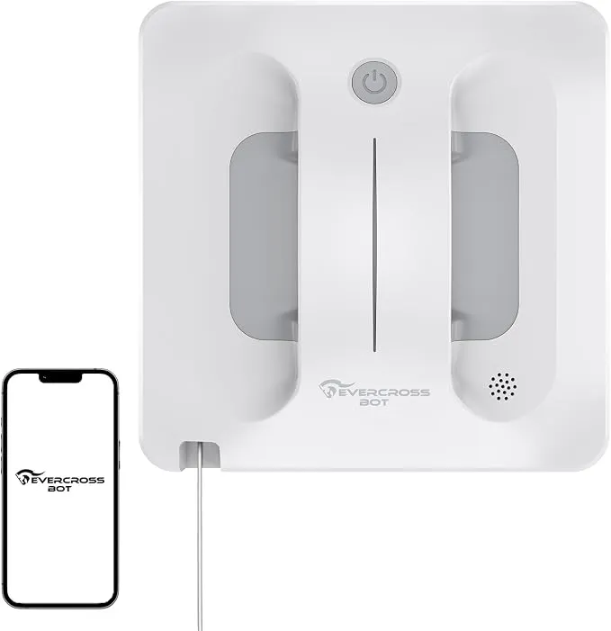 Robot Limpiacristales EVERCROSS BOT con Pulverización Automática y Control App