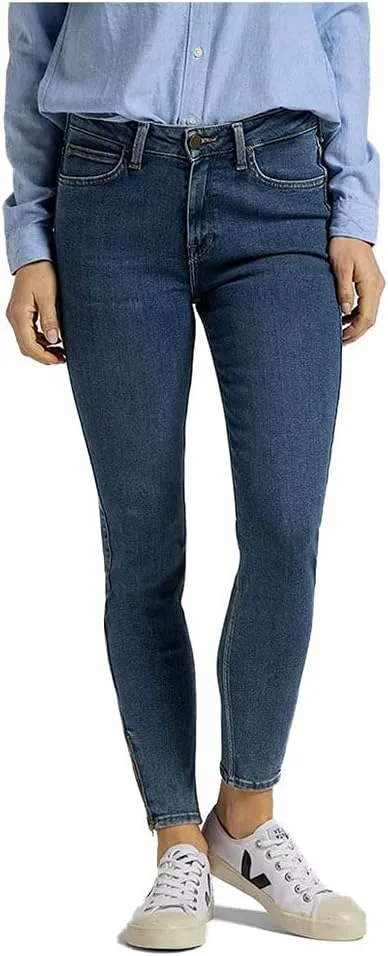 Lee Scarlett High Zip Jeans Mujer