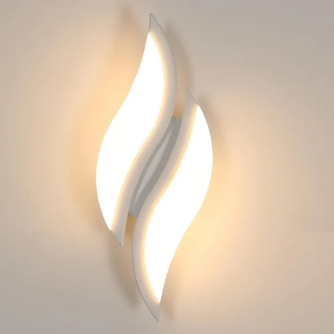 Goeco Lámpara de Pared LED Interior 12W 1350LM 3000K Blanco 29CM