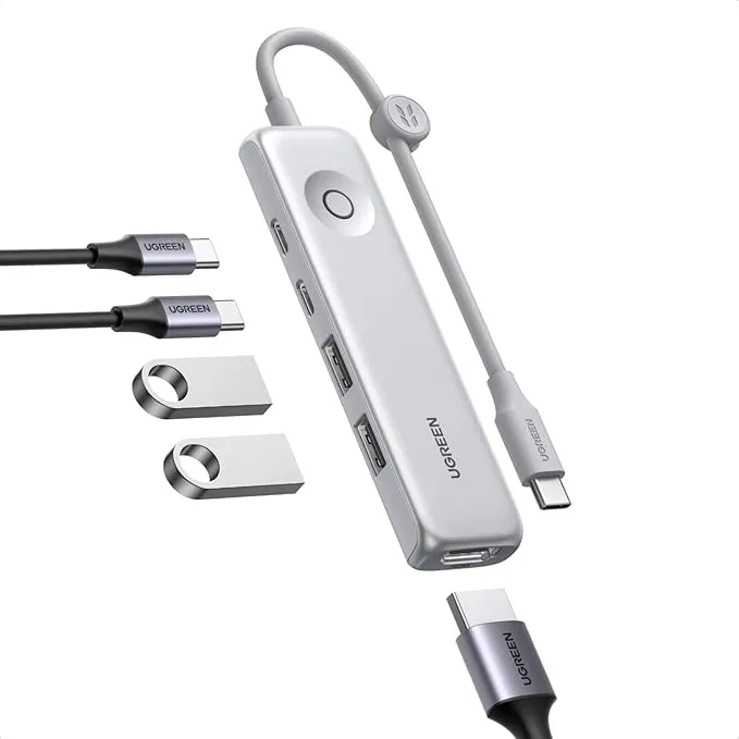 UGREEN Revodok Hub USB-C 5 en 1 para Expansión de Conexiones