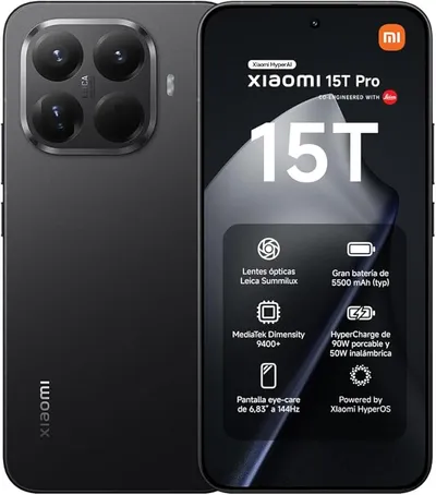 MEDIATEK 15T Pro 12+512GB Negro