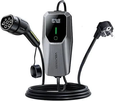 Cargador Coche Eléctrico VDLPOWEREU 3.68KW Tipo 2 con Pantalla Digital