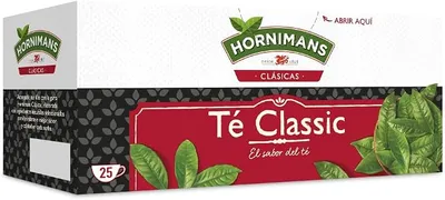 Hornimans Té Classic con Ingredientes 100% Naturales - 25 bolsitas