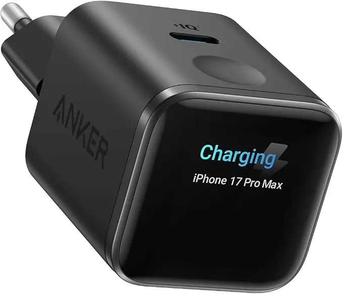 Cargador Rápido USB C 45W Amker para iPhone