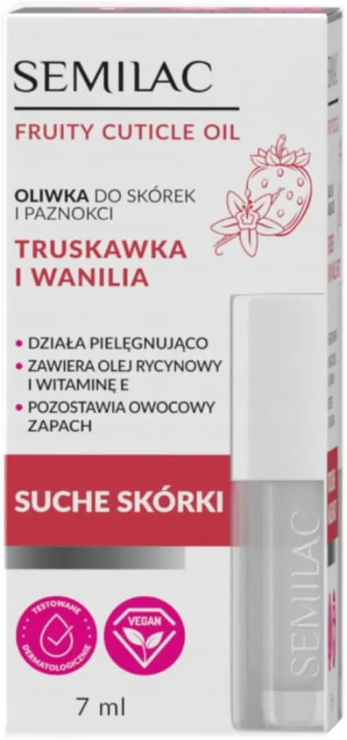 Semilac Aceite para Uñas Fresa Vainilla 7 ml