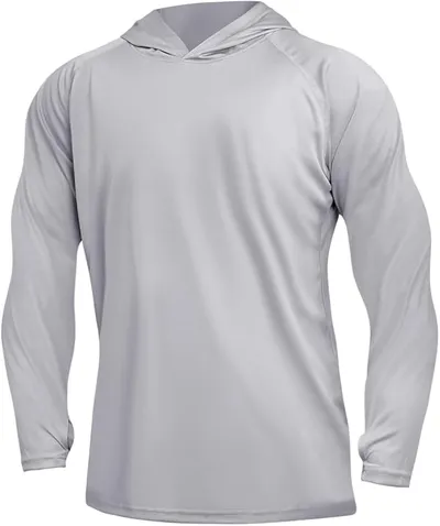 DiULi Hombres Sudadera de Protección Solar UPF 50+
