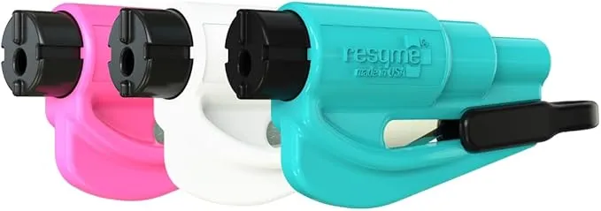 RESQME Herramienta Original Llavero de Escape de Emergencia para Coche (Pack 3)