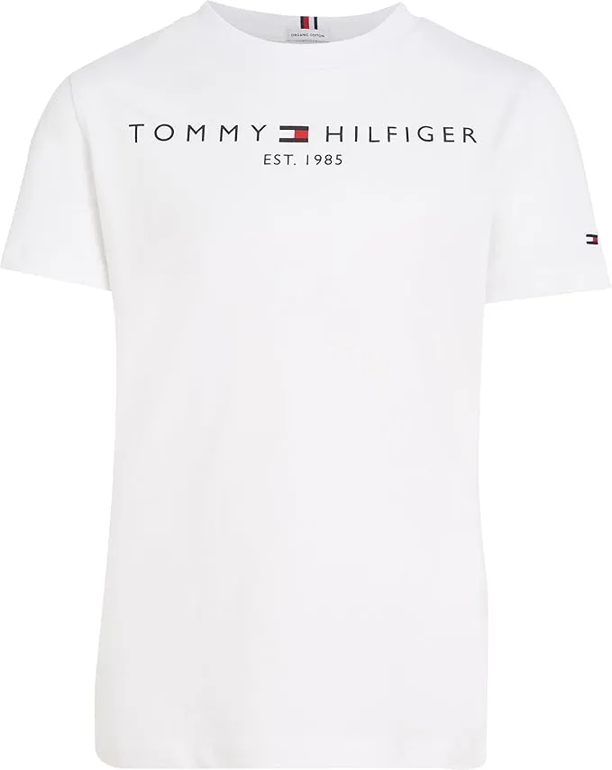Tommy Hilfiger Camiseta de Manga Corta Infantil Unisex Essential tee