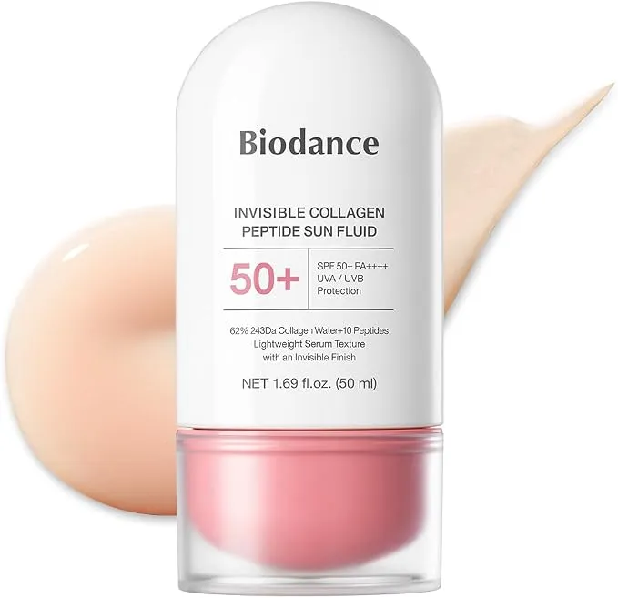 BIODANCE Sérum Solar SPF 50+ Invisible con Colágeno y Péptidos (50 ml)