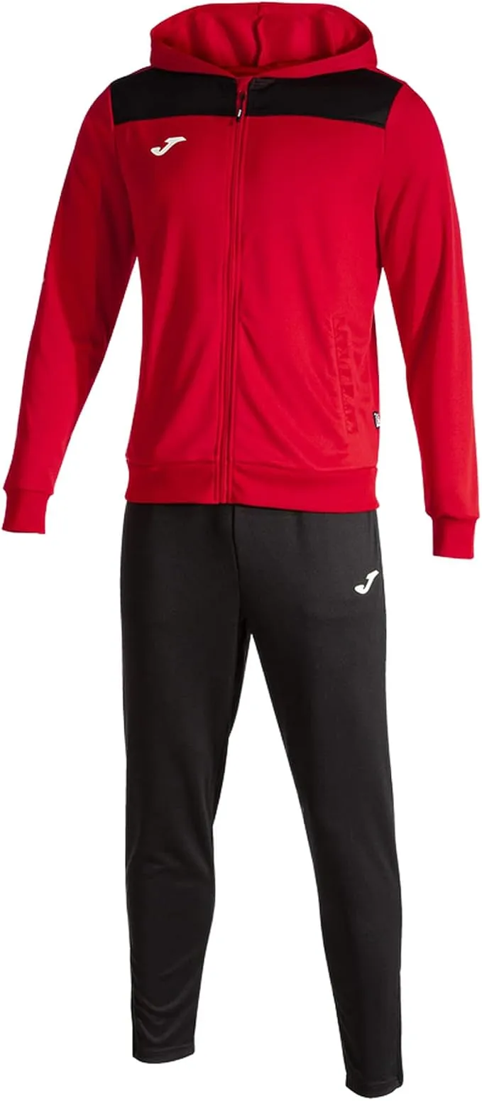 Chándal Joma Phoenix II Rojo y Negro - Ligero y Cómodo