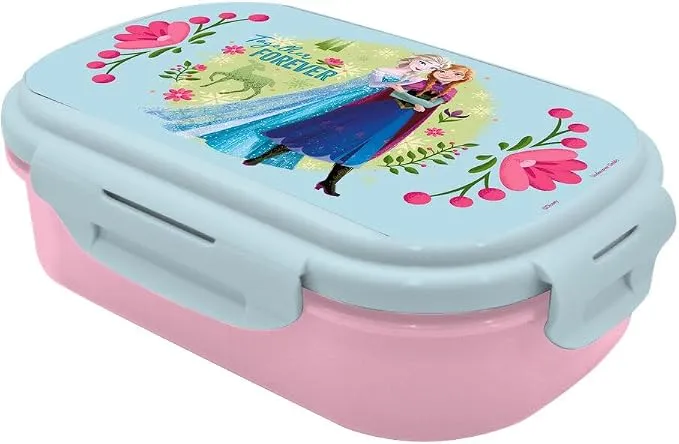 Fiambrera Infantil Frozen con Dos Compartimentos
