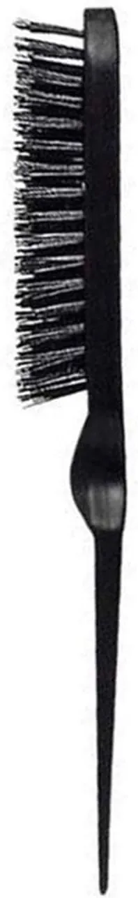Cepillo Negro Curvo Eurostil Púa Jabalí para Adultos Unisex