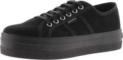 Victoria Basket Barcelona Antelina Reciclada & Plataforma & Cordones Al Tono 109205 para Niñas Negro