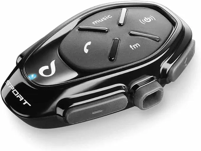 Interphone Sport: Comunicación Doble Bluetooth para Moto, Alcance 1km