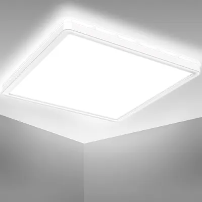B.K.Licht Lámpara de Techo LED Ultraflat Para Baño