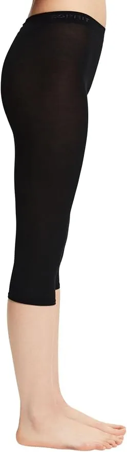Leggings Mujer ESPRIT Cotton Capri W - Negro (Talla 36-38)