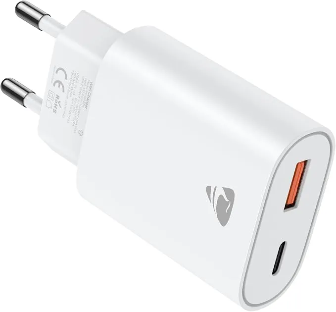 Cargador Rápido Aioneus 20W USB-C PD y QC