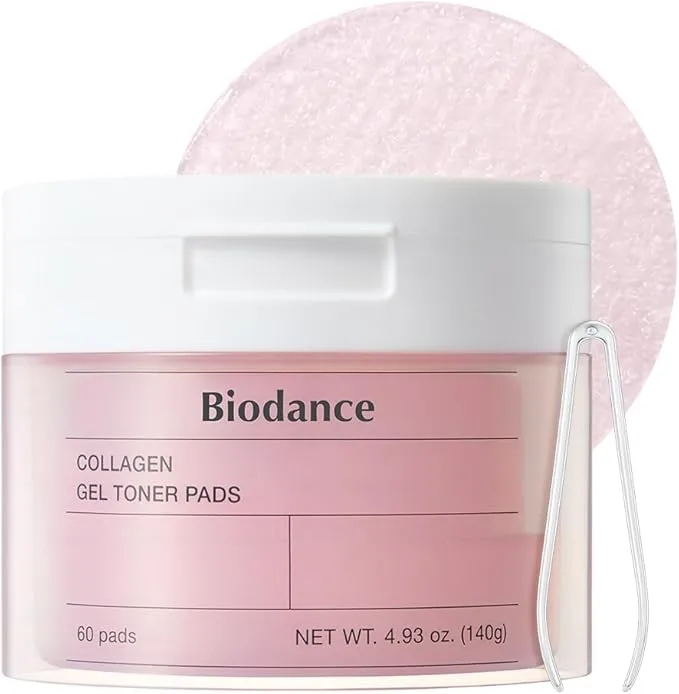 Biodance Collagen Real Gel Toner Pads - Discos Tónicos para Elasticidad y Poros