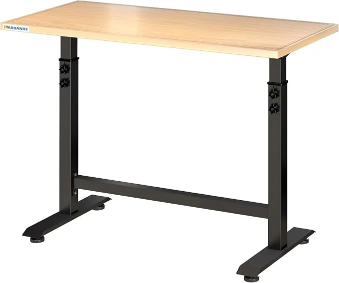 Banco de Trabajo LARBANKE Regulable en Altura (110 cm) con Ruedas y 6 Niveles