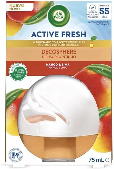 Air Wick Decosphere Ambientador Decorativo Mango y Lima - 1 Unidad