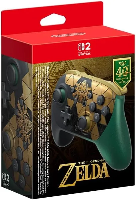 Mando Pro Edición Especial Zelda 40º Aniversario para Nintendo Switch