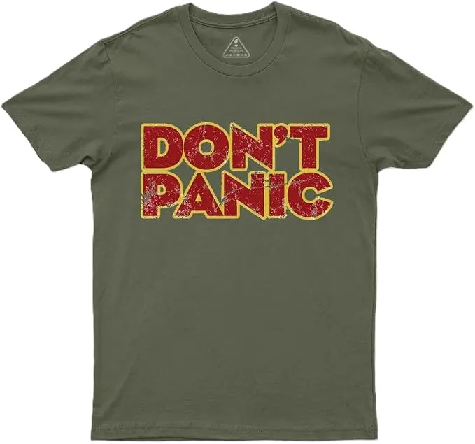 Don't Panic - Camiseta divertida para hombre